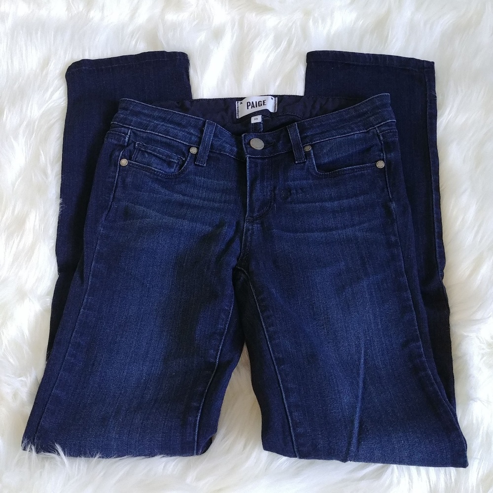 Paige Denim Dark Blue Straight Fit